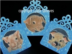 Peace Pigs Acrylic e-Packet